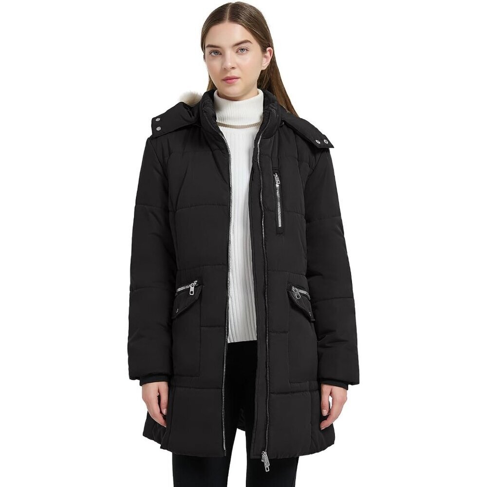 Women's Winter Coat Warm Quilted Thickened Outerwear Windproof Puffer Parka Jack